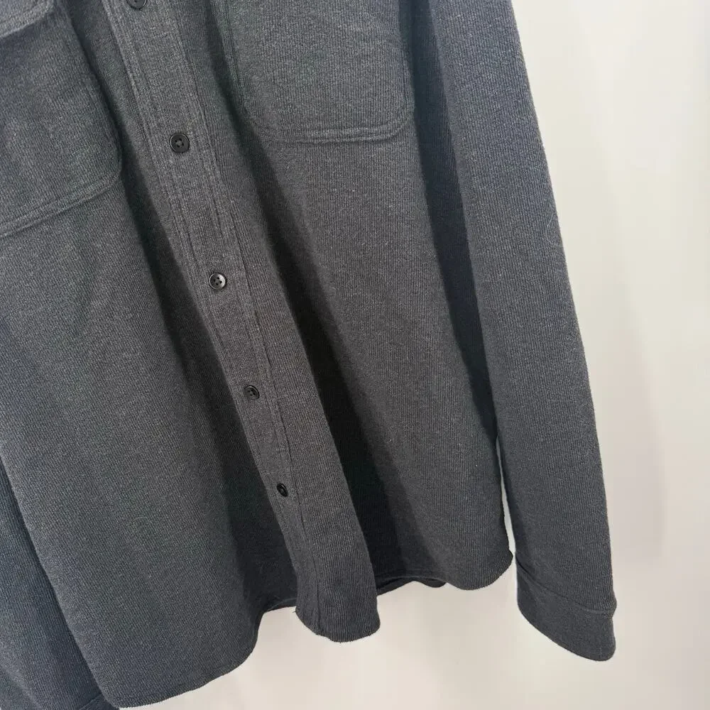 J.Crew Shacket Sweater Shirt Men’s XL Long-sleeve textured button cotton blend